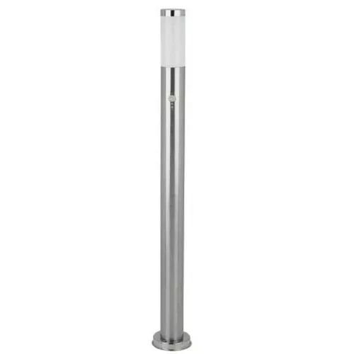 Rábalux 8268 Inox torch Kültéri állólámpa szatin króm-fehér E27 1x MAX 25, IP44