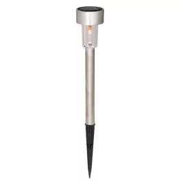   Rábalux 8366 Solar 1 Kültéri Napelemes lámpa szatin króm-rozsdamentes acél LED 0,1, IP44