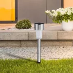 Rábalux 8366 Solar 1 Kültéri Napelemes lámpa szatin króm-rozsdamentes acél LED 0,1, IP44