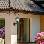 Rábalux 8382 Toronto Kültéri fali lámpa antik arany-átlátszó E27 1x MAX 60, IP44