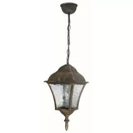   Rábalux 8394 Toscana Kültéri függeszték antik arany-átlátszó E27 1x MAX 60, IP43
