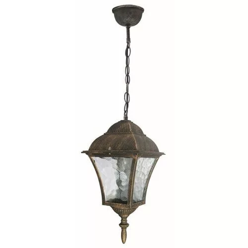 Rábalux 8394 Toscana Kültéri függeszték antik arany-átlátszó E27 1x MAX 60, IP43