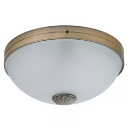   Rábalux 8558 Orchidea Beltéri Mennyezeti lámpa bronz-fehér alabástrom üveg E27 2x MAX 60, IP20