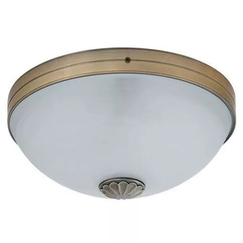 Rábalux 8558 Orchidea Beltéri Mennyezeti lámpa bronz-fehér alabástrom üveg E27 2x MAX 60, IP20