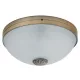 Rábalux 8558 Orchidea Beltéri Mennyezeti lámpa bronz-fehér alabástrom üveg E27 2x MAX 60, IP20