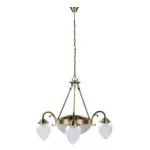 Rábalux 8633 Annabella Beltéri Csillár bronz-fehér E14 3x MAX 40 + E27 2x MAX 60, IP20