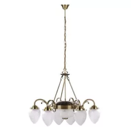   Rábalux 8636 Annabella Beltéri Csillár bronz-fehér E14 6x MAX 40 + E27 2x MAX 60, IP20
