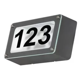   Rábalux 8747 Hannover Kültéri Házszám világítás antracit- LED 6, IP54