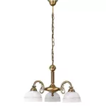 Rábalux 8813 Flossi Beltéri Csillár bronz-fehér E27 3x MAX 40, IP20