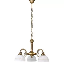   Rábalux 8813 Flossi Beltéri Csillár bronz-fehér E27 3x MAX 40, IP20