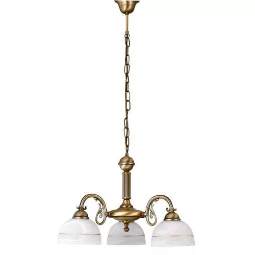 Rábalux 8813 Flossi Beltéri Csillár bronz-fehér E27 3x MAX 40, IP20
