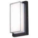 Rábalux 8830 Andorra Kültéri fali lámpa fekete-fehér LED 12, IP54