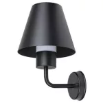 Rábalux 8844 Favara Kültéri fali lámpa fekete- E27 1x MAX 14, IP44