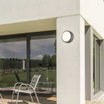 Rábalux 8847 Hamburg Kültéri fali lámpa antracit-fehér LED 10, IP44