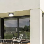Rábalux 8848 Hamburg Kültéri fali lámpa antracit-fehér LED 12, IP44