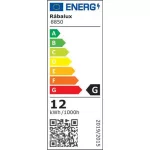 Rábalux 8850 Hamburg Kültéri fali lámpa antracit-fehér LED 12, IP44