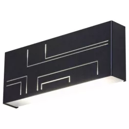   Rábalux 8873 Maribor Kültéri fali lámpa fekete-fehér LED 12, IP65