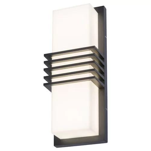 Rábalux 8940 Rodez Kültéri fali lámpa antracit-fehér LED 12, IP44