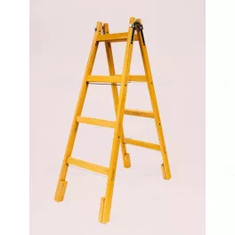   Villanyszerelő falétra 4 fokos 153cm, erősített kivitel, akasztóval GREENWOOD REGOGW4153