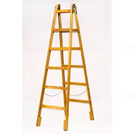   Villanyszerelő falétra 6 fokos 222cm, erősített kivitel, akasztóval GREENWOOD REGOGW6222