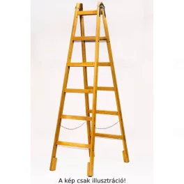   Villanyszerelő falétra 9 fokos 324cm, erősített kivitel, akasztóval GREENWOOD REGOGW9324