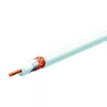 Home RG 6-32/WH koax kábel, 75 Ohm, PVC és PE szigetelés, réz ér, 32 szál rézharisnya, alumínium + PET fólia, 100m, fehér, RG_6-32_WH