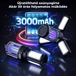 RoosCamp ROOSZAPPER RoosZapper UV szúnyogírtó + kempinglámpa, LED panel, 3000mAh akkumulátor, IPX4, összecsukható