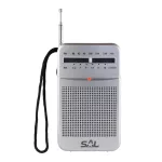 SAL RPC 4 zsebrádió, 2 sávos AM-FM rádió, nagyérzékenységű vétel, AUX, RPC_4