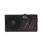 SAL RPH 1 napelemes rádió és multimédia lejátszó, hibrid töltés, 3 sávos AM-FM-SW rádió, USB/MicroSD, ~11 óra üzemidő, RPH_1