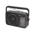 SAL RPR10 hordozható rádió multimédia lejátszóval, vezeték nélküli Bluetooth hangszóró, 3-sávos rádió, MP3 lejátszás USB/microSD eszközről, tölthető