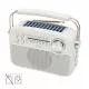 SAL RPR9 napelemes rádió multimédia lejátszóval, FM-AM-SW rádió, Bluetooth, USB és microSD csatlakozás, beépített akkumulátor