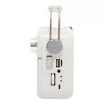 SAL RPR9 napelemes rádió multimédia lejátszóval, FM-AM-SW rádió, Bluetooth, USB és microSD csatlakozás, beépített akkumulátor