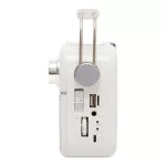 SAL RPR9 napelemes rádió multimédia lejátszóval, FM-AM-SW rádió, Bluetooth, USB és microSD csatlakozás, beépített akkumulátor