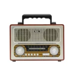 SAL RRT3 retro táskarádió, stereo multimédia lejátszó, BT, USB/microSD, AUX, 3-sávos rádió, hálózati/elemes