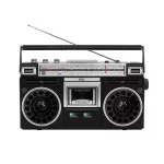 SAL RRT BROOKLYN sztereó kazettás rádiós magnó, Bluetooth, USB, microSD, MP3, felvétel, 4-sávos rádió, multimédia