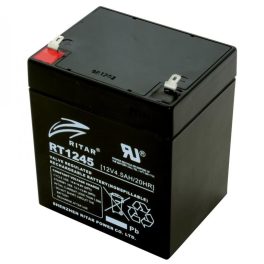   Ritar RT 1245E ólomakkumulátor, 12V/4,5 Ah, 5 éves élettartam, zárt konstrukció,, RT_1245E
