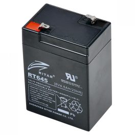   Ritar RT 645 ólomakkumulátor, 6V/4,5 Ah, 5 éves élettartam, zárt konstrukció,, RT_645