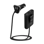 SAL SAU 96 nagy teljesítményű autós USB gyorstöltő, 48 W, 4 USB port, 4 x 2,4 A, SAU_96