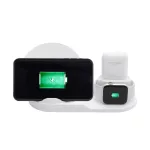 Home SA 2000Qi vezeték nélküli töltő, 3in1, telefon, óra, fülhallgató, Qi szabvány, USB-C, SA_2000Qi