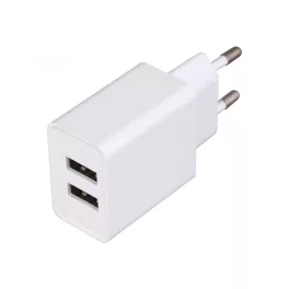   Home SA 24USB USB hálózati töltő, 2db megosztott USB kimenet, egyidejűleg 2 készülék tölthető, SA_24USB