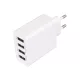 Home SA 50USB USB hálózati töltő, nagyáramú gyorstöltés, 4db 5V/3,1 A megosztott USB kimenet, SA_50USB