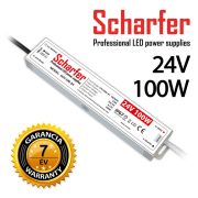  SCHARFER SCH-100-24 100W vízálló LED tápegység IP67 24V VDC 4,17A