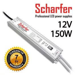  SCHARFER SCH-150-12 150W vízálló LED tápegység IP67 12V VDC 12,5A