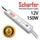SCHARFER SCH-150-12 150W vízálló LED tápegység IP67 12V VDC 12,5A