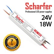   SCHARFER SCH-18-24 18W vízálló LED tápegység IP67 24V VDC 0,75A