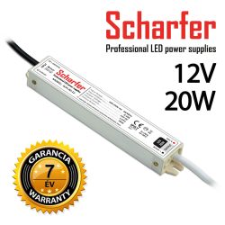   SCHARFER SCH-20-12 20W vízálló LED tápegység IP67 12V VDC 1,67A