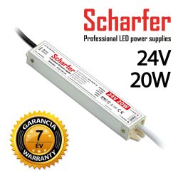   SCHARFER SCH-20-24 20W vízálló LED tápegység IP67 24V VDC 0,83A
