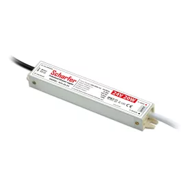   SCHARFER SCH-20-24 20W vízálló LED tápegység IP67 24V VDC 0,83A