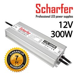  SCHARFER SCH-300-12 300W vízálló LED tápegység IP67 12V VDC 25A