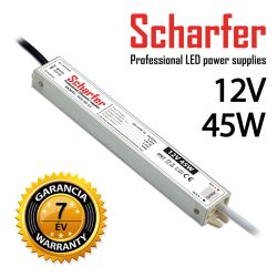   SCHARFER SCH-45-12 45W vízálló LED tápegység IP67 12V VDC 3,75A